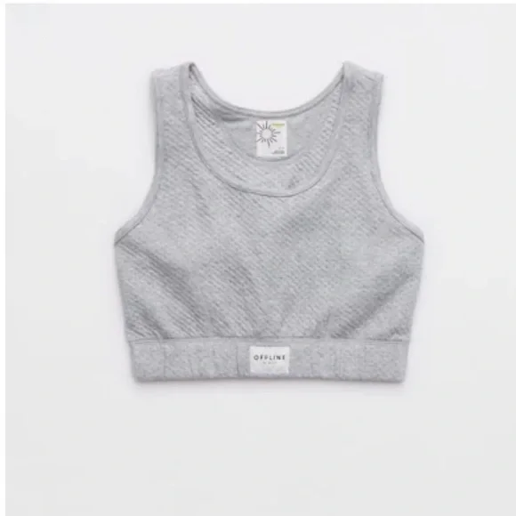 Set Aerie Offline Light Gray Sweat Suit - Picture 3 of 10